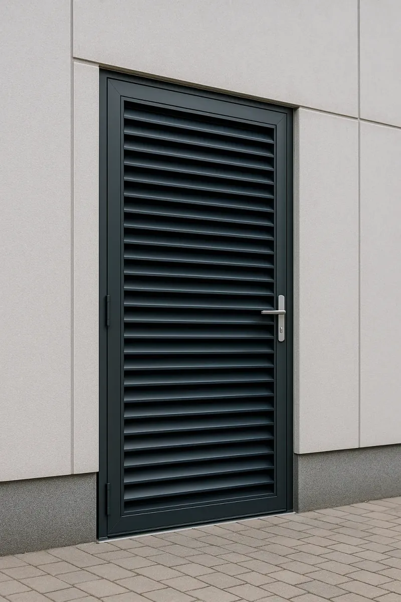 steel louvred doors - professional steel doors available in basingstoke from UK manufacturers